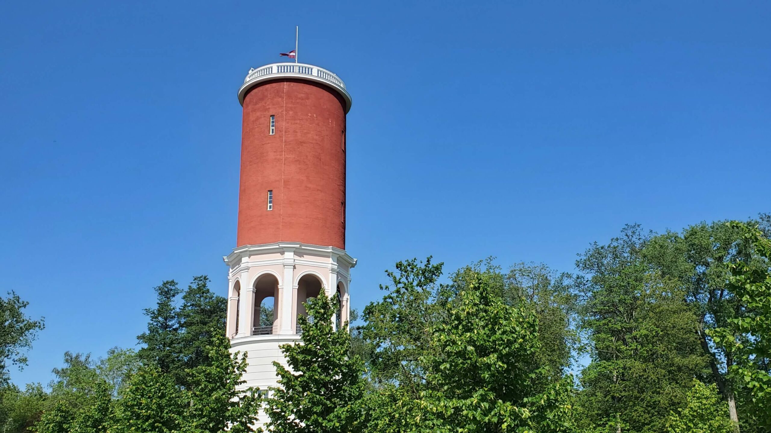 Ķemeri Water Tower and Ķemeri Resort Park in Latvia