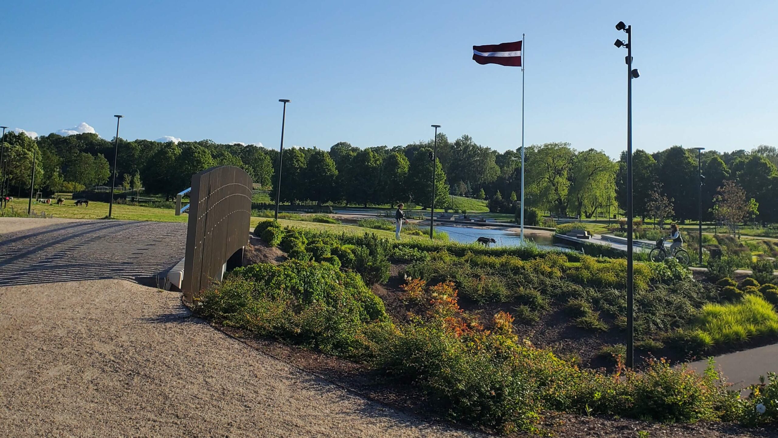 Uzvaras parks Rīgā / Victory park in Riga